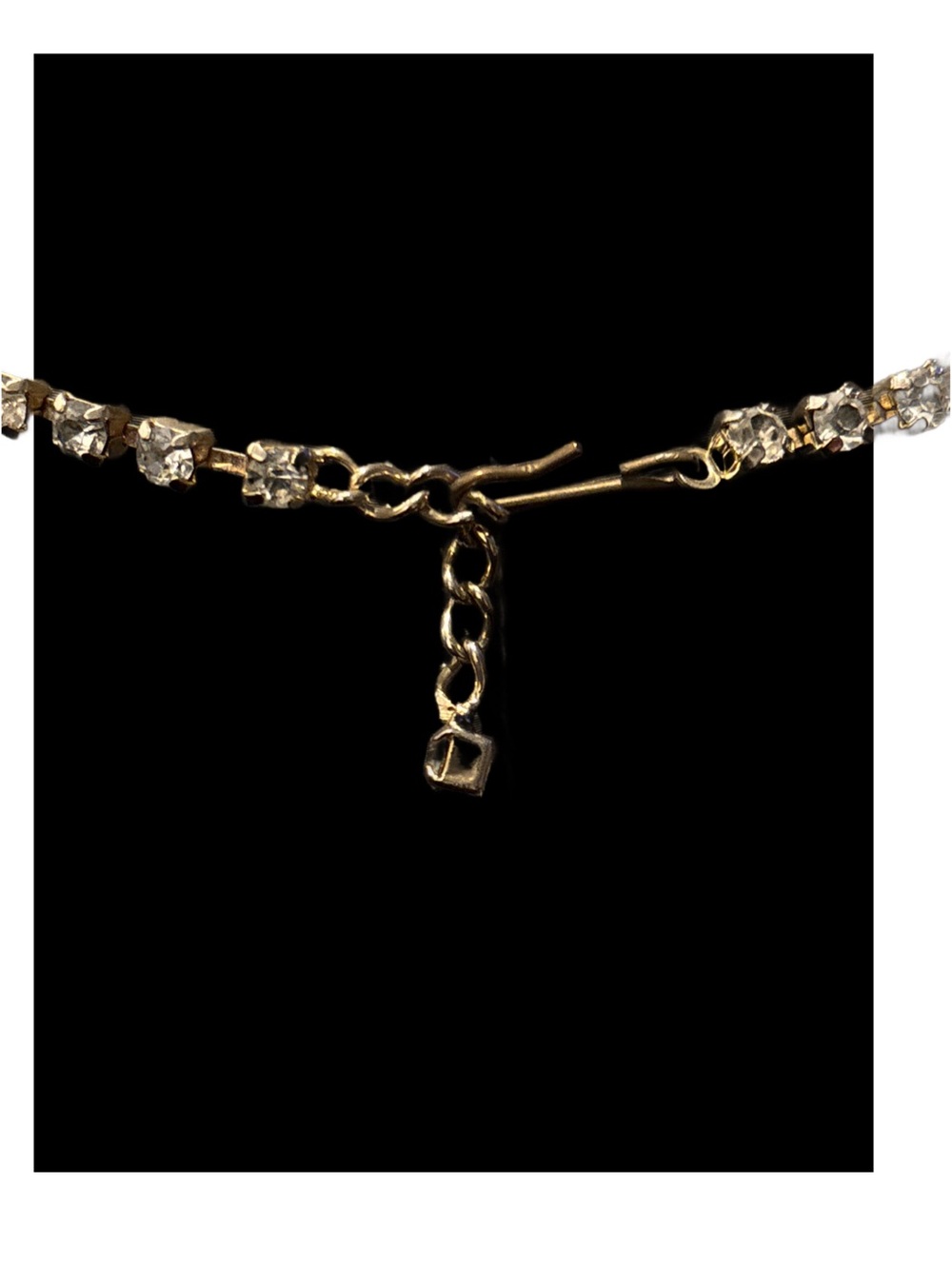 Vintage LISNER Crystal and Pearl Necklace - Ivory and Gold Tones - Picture 13 of 15